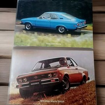 1974 OPEL MANTA &amp; RALLYE Automobile Advertising lot of 2 Postcards - $1.98