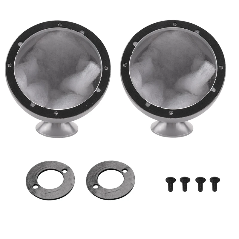 4Pcs 3.5 Inch o Car Tweeter Base Aluminium  Midrange Speaker Boxes Install Loud  - £247.17 GBP