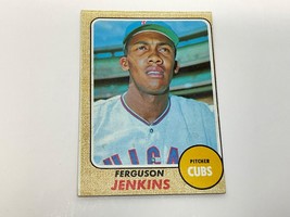 1968 Topps #410 Ferguson Jenkins Baseball Card Chicago Cubs Mint - £11.49 GBP