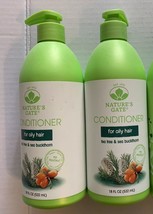 Nature&#39;s Gate Tea Tree Buckthorn Oily Hair Conditioner Vegan 18 oz ea - $29.99