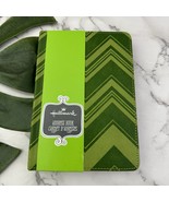 Hallmark Vintage Y2k Address Book New Green Chevron Stripe Faux Leather ... - $362.01 MXN