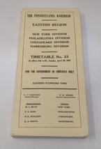 1967 Pennsylvania Railroad Eastern Region Timetable 23 Employees Book Tr... - £15.25 GBP