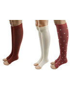 Compression Socks bropite Open Toe Circulation Support 3 Pack Large/XL - $13.85