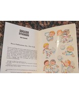 NEW Vintage Dover Little Activity Books Soccer Stickers by Bob Censoni 1992 - £6.82 GBP