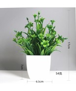 Artificial Bonsai Green Fake Plant Eucalyptus Flower Potted Plant for Indoor Out - $5.00