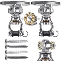 Swivel Swing Hangers Stainless Steel Swing Hooks Heavy Duty Ceiling Swing Mount  - £43.95 GBP