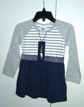 TOOBY DOO GIRL'S LS PULLOVER KNIT DRESS-3Y-NWT-DROP WAIST-M20528-CUTE - $17.99