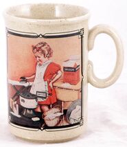 Watkins 1939 Calendar Vintage English Ceramic Mug Collectible - $8.66