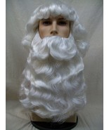 Nice Santa Claus Wig Beard Victorian Father Christmas Biblical Old Merli... - $27.08 CAD