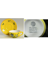 Tiffany 2 Cup &amp; 1 Saucer Marseilles Yellow  - $30.00