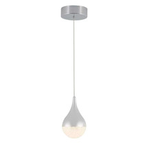 Artika Glitzer 6.5-Watt 1-Light Chrome Modern Integrated LED Mini Pendan... - $643.41 MXN