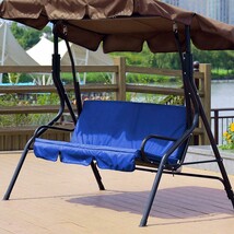 Swing Cushion Cover, 3 Seater Chair Waterproof Cushion Replacement Outdo... - $35.93