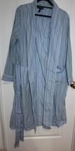 Lauren By Ralph Lauren Blue And White Striped Belted Dress Size Women's Medium - £39.56 GBP