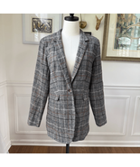 Rebecca Elliot Hillden Glen Plaid Single Button Blazer M - $40.32