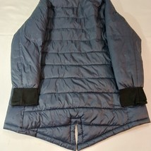 Swiss Tech Men’s Blue Nylon Puffer Removable Hoodie Full Coat Jacket XL (16-18) image 2