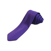 Mens Tie ZENIO By Stacy Adams Slim Narrow Twill Woven Soft Silky Z15 Purple image 4