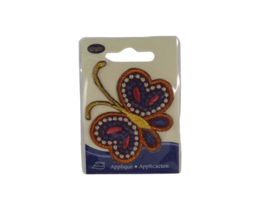 Wrights Fabric Iron-On Applique - New - Butterfly - £3.93 GBP