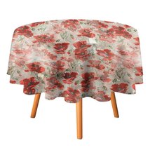 Floral Vintage Flower Tablecloth Round Kitchen Dining for Table Cover Decor Home - £12.78 GBP+