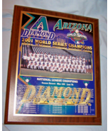 2001 Arizona Diamondbacks World Series Championship Plaque-13 by 16 inches - $1,123.20 MXN