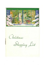 ORIGINAL Vintage 1936 Christmas Shopping List Booklet Unused - $49.49
