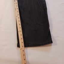 Lee M.R. Faded Black Denim Jeans Pocketed High Rise Women’s Size 16 Long image 12