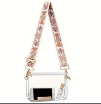 Casual Womens Transparent Tote Bag PVC Stadium Approved Handbag Purse 2025 - $16.00