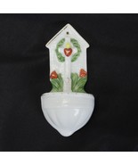 Sacred Heart Bisque Porcelain Holy Water Font 6672 Germany Catholic - €25,71 EUR