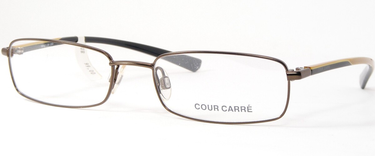 Vintage COUR CARRE CC0567 C03 Braun-Bronze Einzigartig Selten Brille 52-... - $66.32