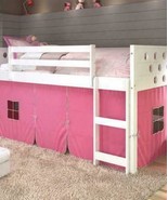 Aria White Loft Bed with Pink Tent - $616.71 CAD