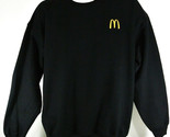 McDONALDS Restaurant Employee Uniform Sweatshirt Black Size M Medium NEW - $33.68
