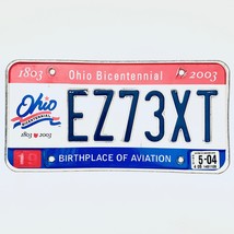 2004 United States Ohio Darke County Passenger License Plate EZ73XT - $17.81