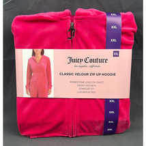 Juicy Couture Women&#39;s Pink Hoodie (XXL) New with Tags - £47.48 GBP