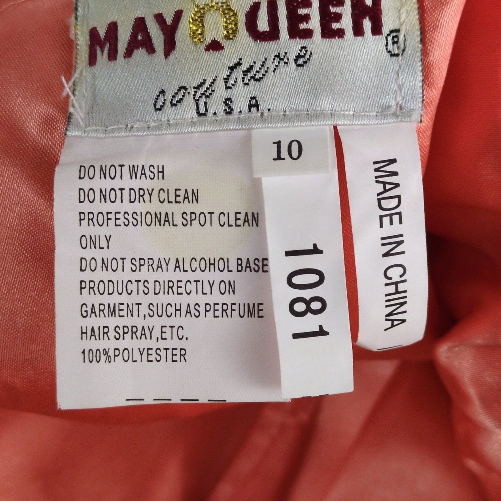 Vtg May Queen Sz 10 Rhinestone Beaded Sleeveless Sheer Maxi Dress HoCo Prom Glam Item image 6