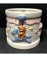 Burton &amp; Burton Baby Toddler Room Planter Bear Horses Balloons Stars Pin... - $18.98