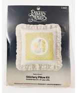 Stitchery Pillow Kit Precious Moments Paragon 8407 MADE IN HEAVEN 12x12"  SEALED - $12.86