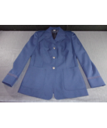 3 BUTTON COAT JACKET UNIFORM AIRMAN USAF U.S. AIR FORCE DRESS OFFICER BL... - €53,79 EUR