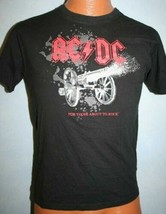 AC/DC For Those About To Rock T-SHIRT Adult Small ANGUS YOUNG Cannon - £7.75 GBP