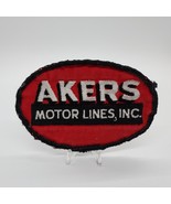 Vintage Akers Motor Lines Oval Uniform or Jacket or Hat Sew-on Patch - $26.61