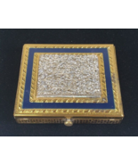 Vintage 1950&#39;s Dorset Fifth Avenue Powder Compact Lucite Silver Glitter ... - $108.23 CAD