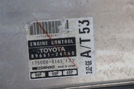 89661-24460 Toyota ECM ECU PCM Engine Control Module Computer 175000-8161 image 3