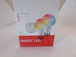 Sengled Smart LED Light Bulbs 2 Pack Multicolor w/Hub Alexa &amp; Google E11-N1EA - £19.74 GBP