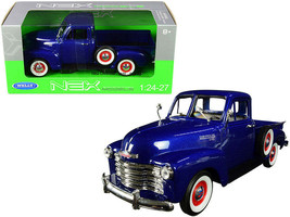 1953 Chevrolet 3100 Pickup Diecast Blue 1:24-1:27 Welly - $609.43 MXN