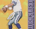 1997 Upper Deck Football Card Checklist - Troy Aikman #563 - $1.97