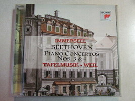 Immerseel Beethoven Piano Concertos No&#39;s 3 &amp; 4 Tafelmusik Weil Used Cd Classical - £3.12 GBP