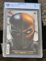 Deathstroke #45 Finch Variant Cover Cbcs 9.8 Dc Comics 2019 Shado &amp; Jericho App - $130.77