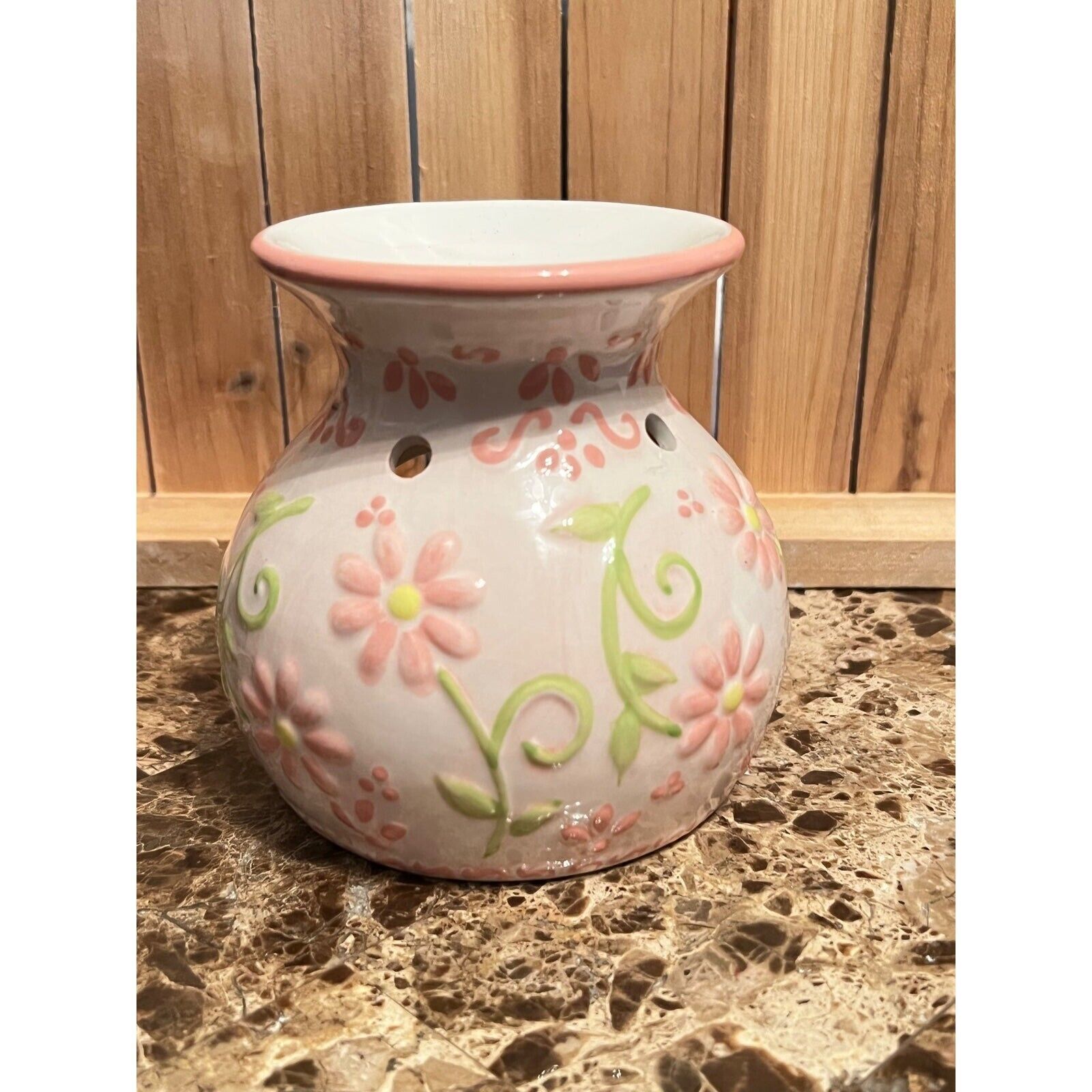 Ganz Floral Pattern Tea Light Oil/Tart Burner - $10.00