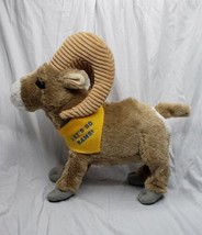 Fiesta Ram Plush Stuffed Animal 13&quot; Tall With Kerchief Poseable Wire Legs - £19.38 GBP