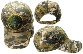 United States Army Green Emblem Acu Digital Camo Shadow Embroidered Cap Hat - £17.63 GBP