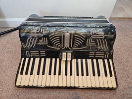 Vintage Salanti Accordion 24 Key with Hard Case Read - £89.64 GBP