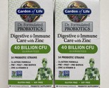 2x Garden of Life Probiotics Digestive Immune Care w/ Zinc 40 Billion CF... - £30.19 GBP